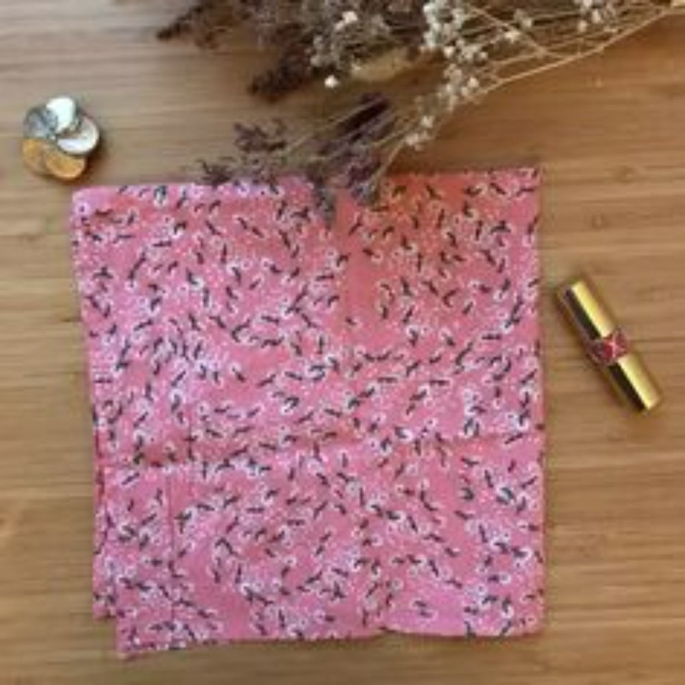 Stella & Suzie Limited Edition Cotton Square Floral Scarf NWOT